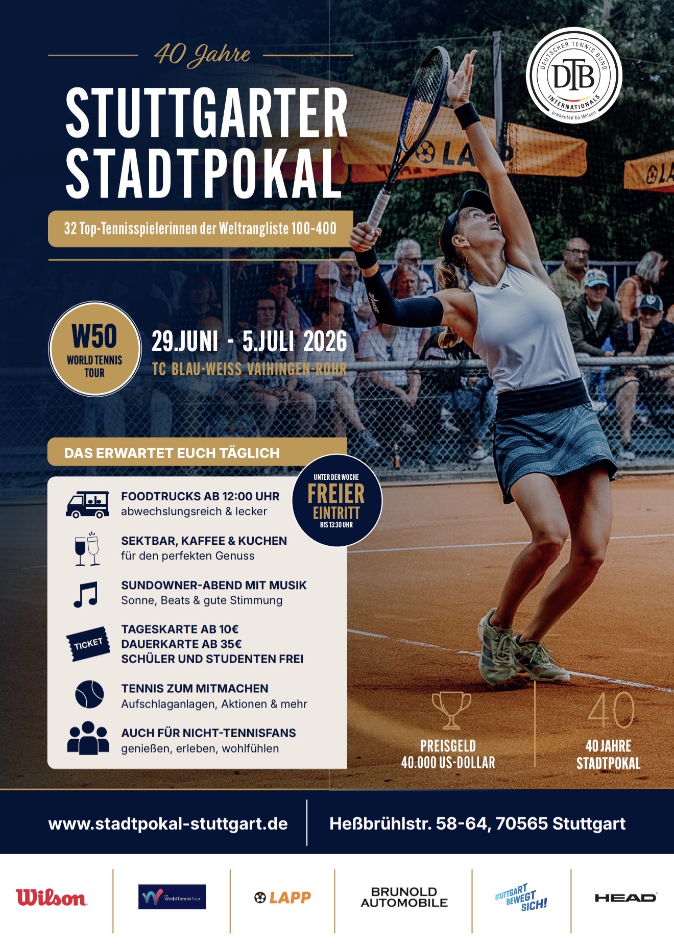 Stuttgarter Stadtpokal 2026 beim TC Blau-Weiss Vaihingen